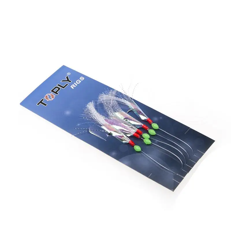5 шт./компл. рыболовный крючок галстуком-бабочкой на шнуровке с украшением в виде