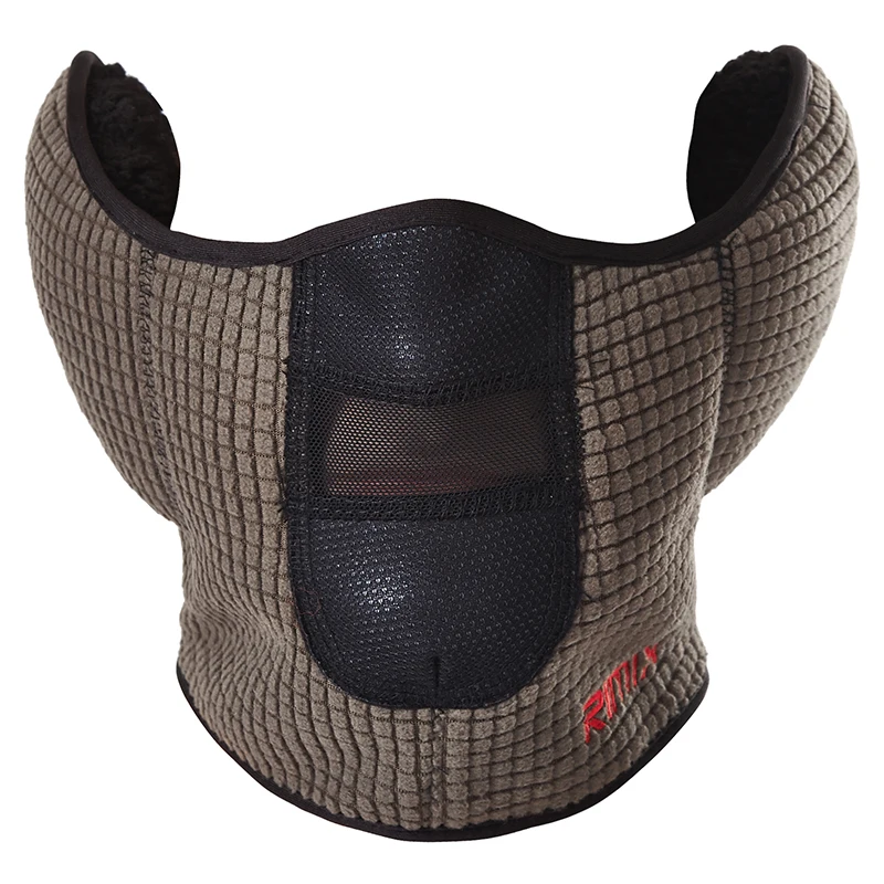 Мужской и женский зимний туристический шарф из флисовой ткани теплый светильник