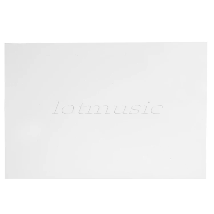 Качество новая пластина для царапин пустая 3 слойная . 090 &quot белая|pickguard blank|scratch