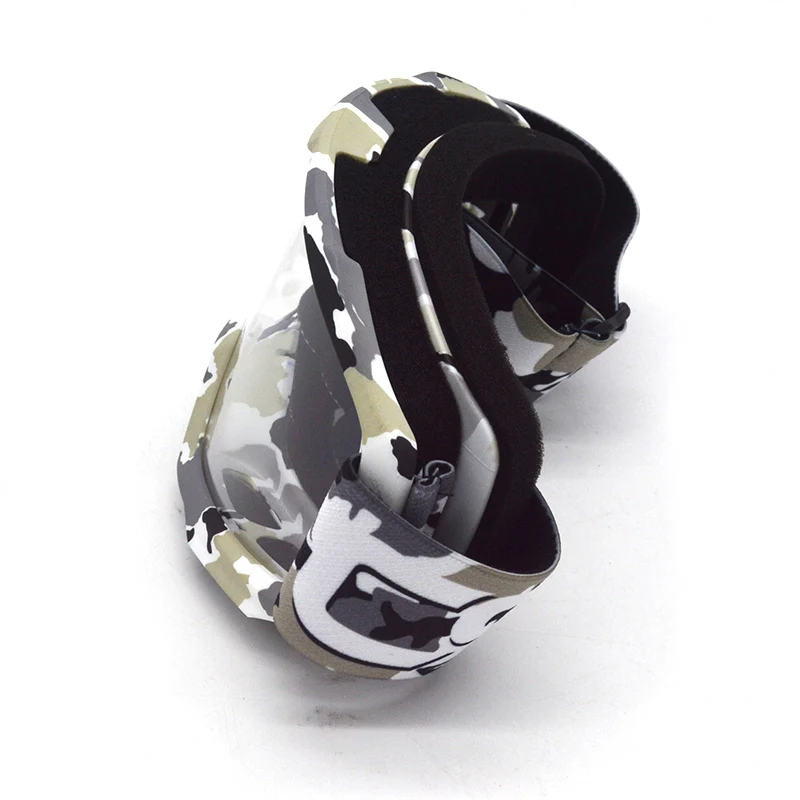 Армия Стиль мотоциклетные очки для мотокросса камуфляж кадр прозрачными