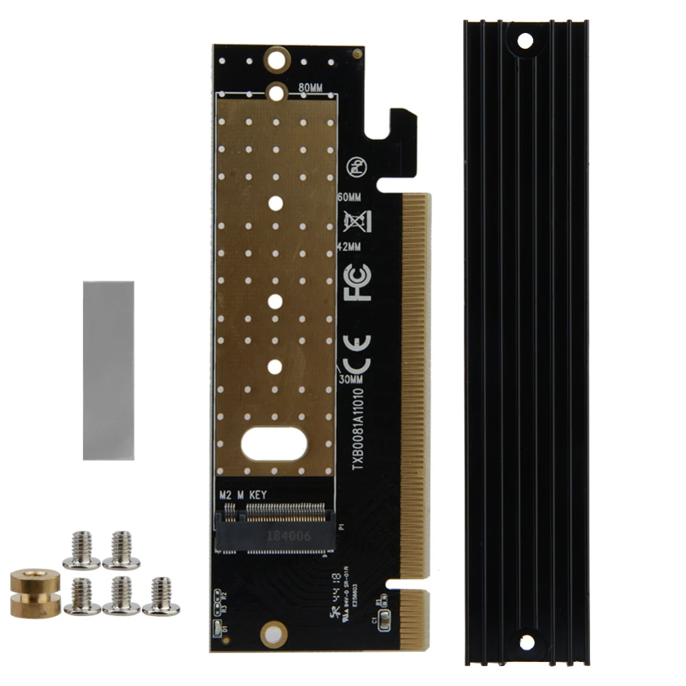 Горячая Распродажа M.2 NVMe SSD адаптер для PCIE 3.0X16 M контроллер карта ключа интерфейс