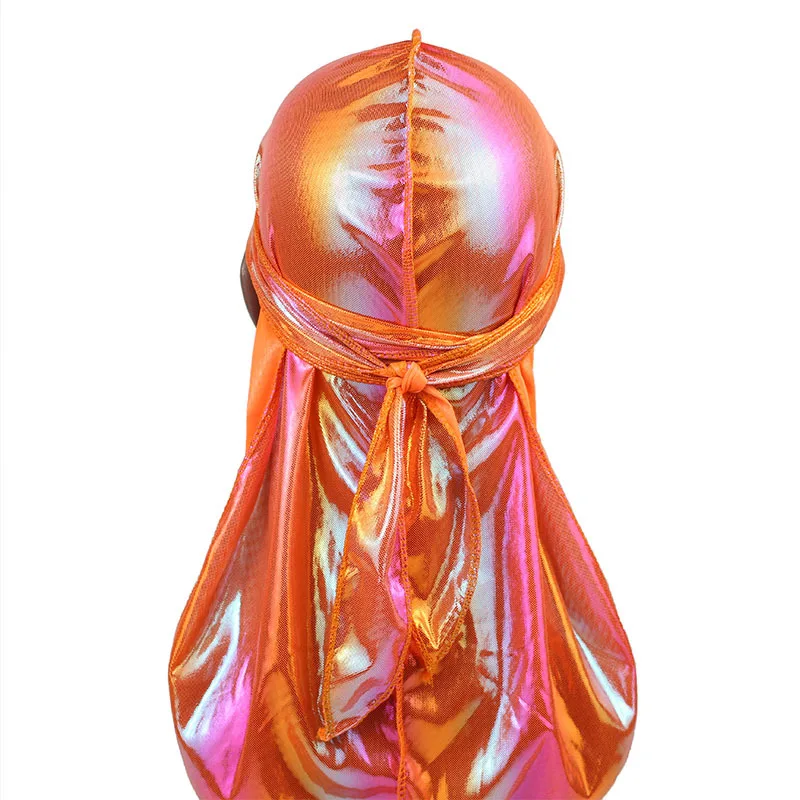 Бандана из полиэстера для мужчин и женщин шелковая шляпа Durag do doo Rag Tail головной