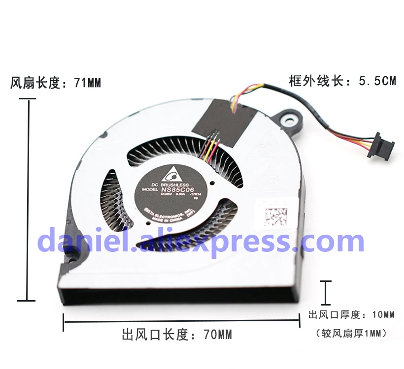 Дельта NS85C06 17K14 PH315 51 ACER Predator вентилятор для ноутбука DC28000K4D0|Кулеры и системы