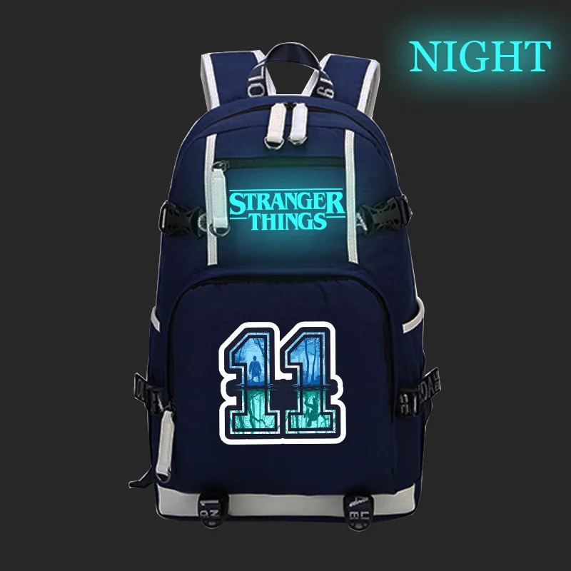 

2019 New Arrival Stranger Things Canvas Backpack Womens Mens Daily Computer Bags Boys Girls School Travel Rucksack Case Gift