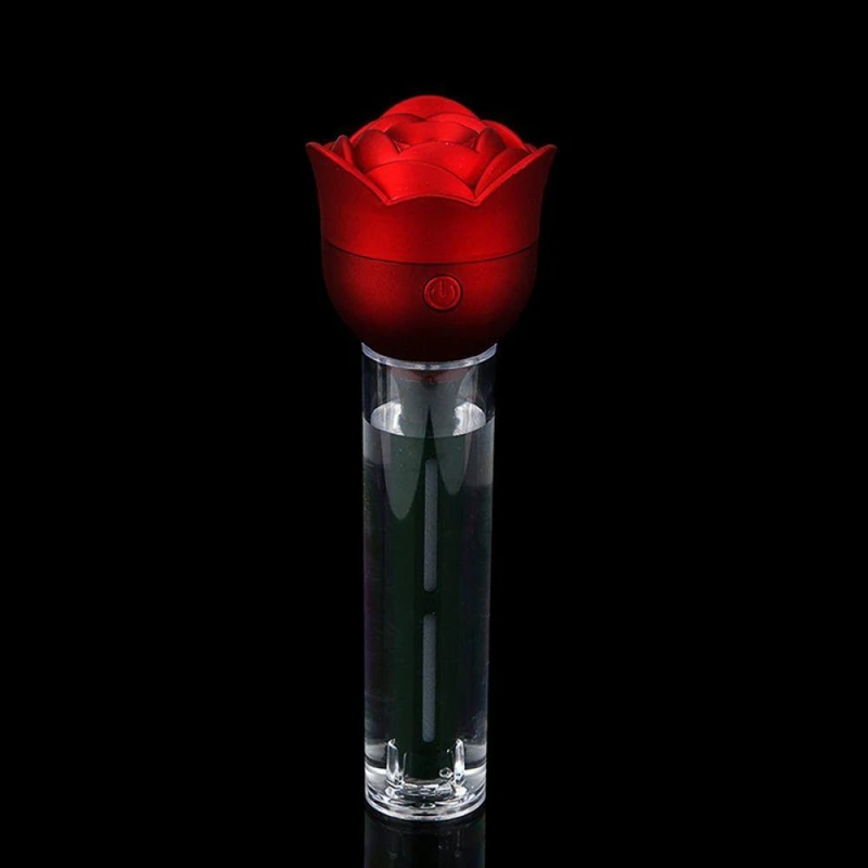 Mini Usb Air Humidifier Essential Oil Diffuser Aroma Aromatherapy Electric Mist Maker Rose Shape Purifier | Бытовая техника