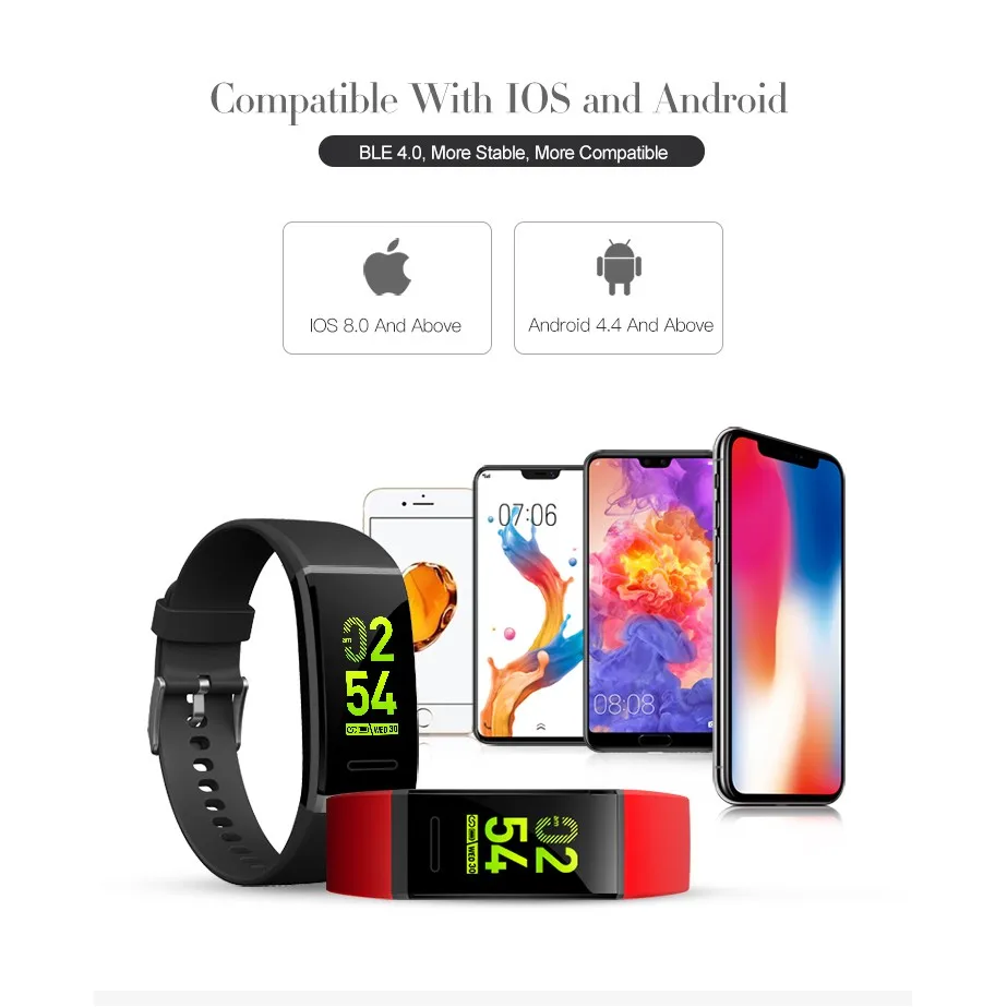 V11 Фитнес браслет IP68 Профессиональный Водонепроницаемый смарт монитор