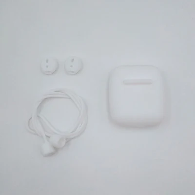E 3 в 1 силиконовый чехол, защитный чехол для Iphone Airpods с ремешком против потери, крышка для наушников Air pods, bluetooth наушники - Цвет: E