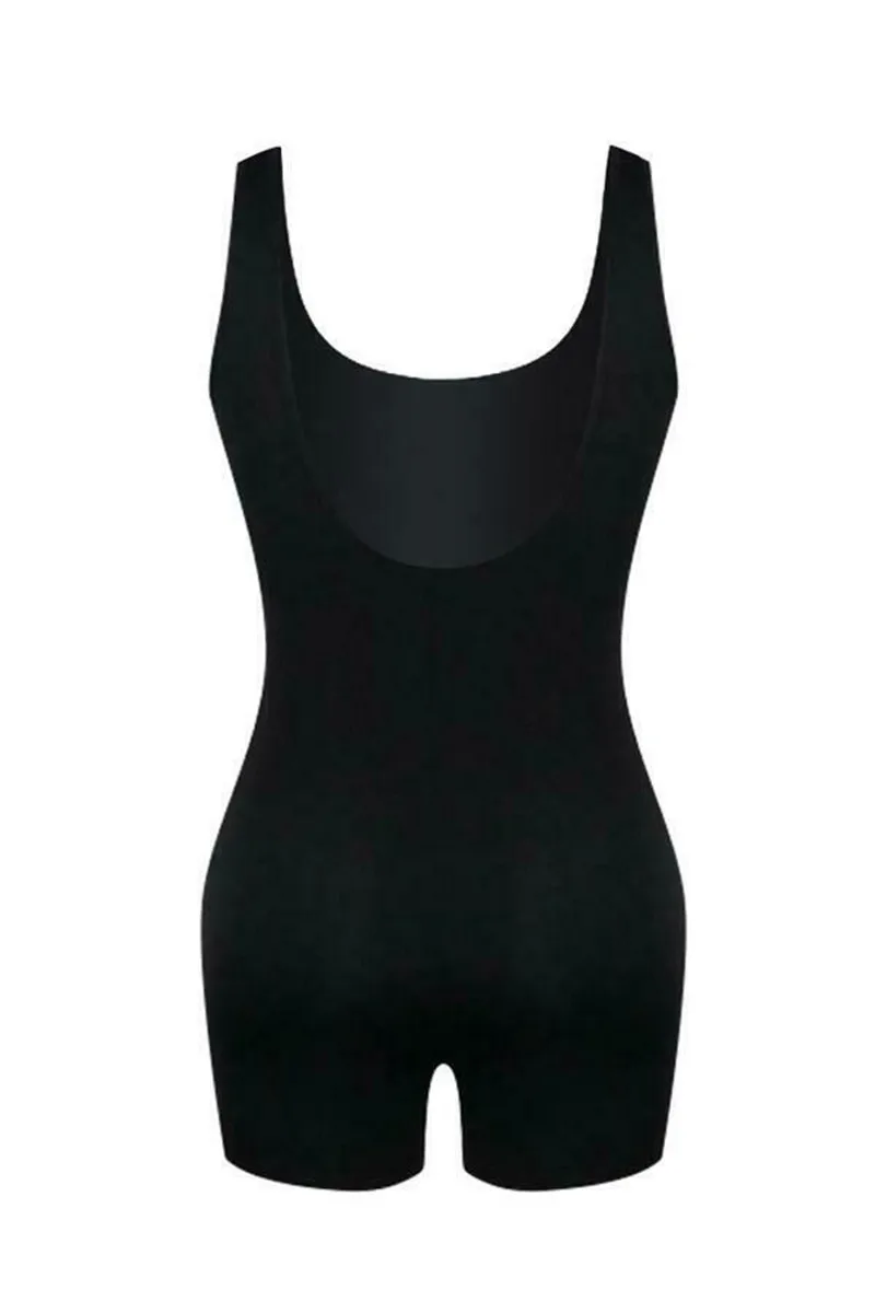 

2019 New Women Sleeveless U-Neck Solid Bodycon Playsuit One-piece Clubwear Sport Short Jumpsuit Romper Leotard Trousers