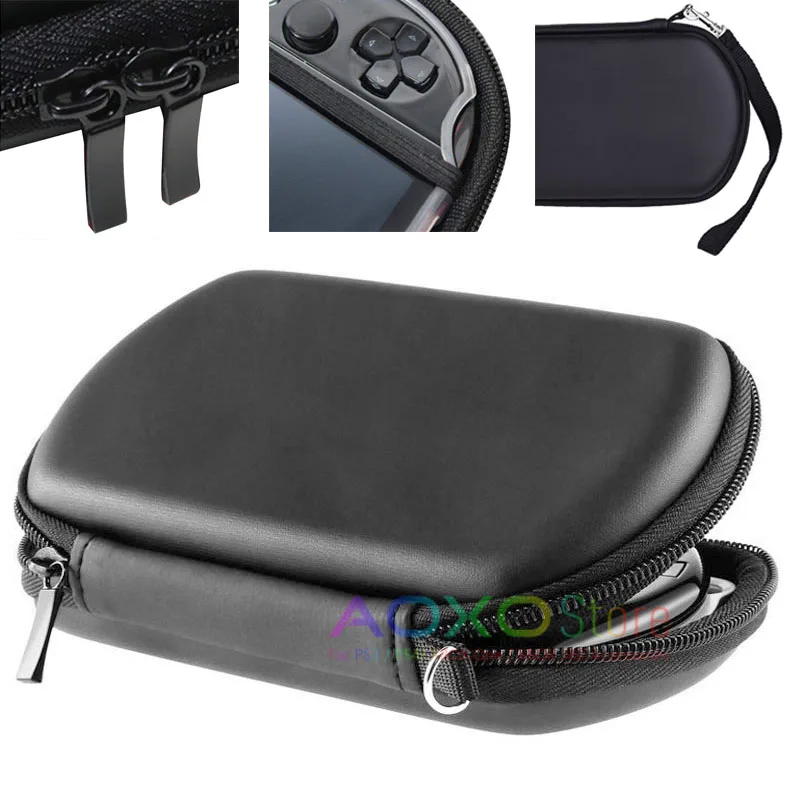 Черный анти-шок жесткий чехол сумка EVA чехол кожа для sony psp 2000 3000 геймпад чехол для psp 1000 консоль