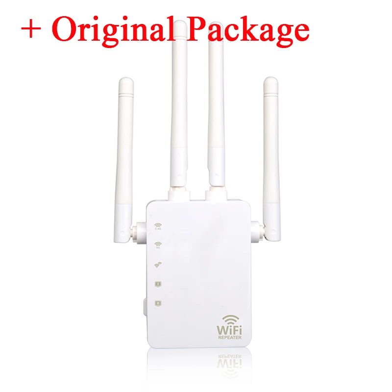 Original Box Беспроводной Wi-Fi ретранслятор AC1200M усилитель сигнала Wifi усилитель IEEE802.11ac WiFi удлинитель LAN WAN WPS Repetidor точка доступа - Цвет: Original Box
