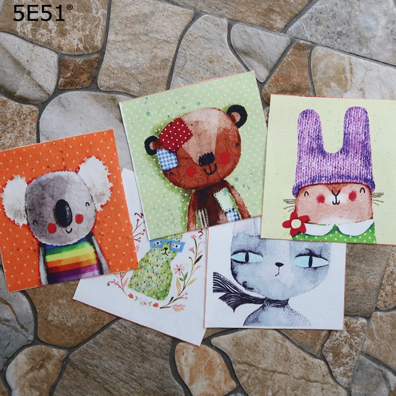 Мишка коала рот золото/Сделай сам ручной работы стеганая ткань для кошек холст из