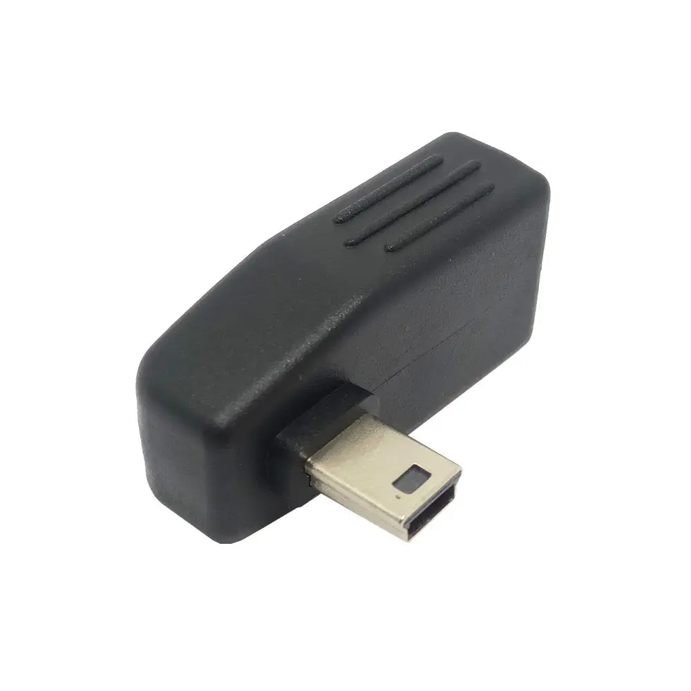 Left Мини USB 2,0 вверх и вниз и влево и вправо Anlgled OTG USB Женский к Mini 5 P Мужской адаптер разъем 90D USB OTG HOST - Цвет: Left