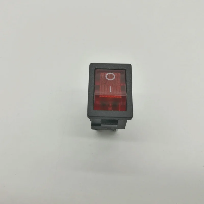 Клавишный Выключатель Φ 4 Pin 6A 250V 10A125VRed с включением светильник|switch interlock|button