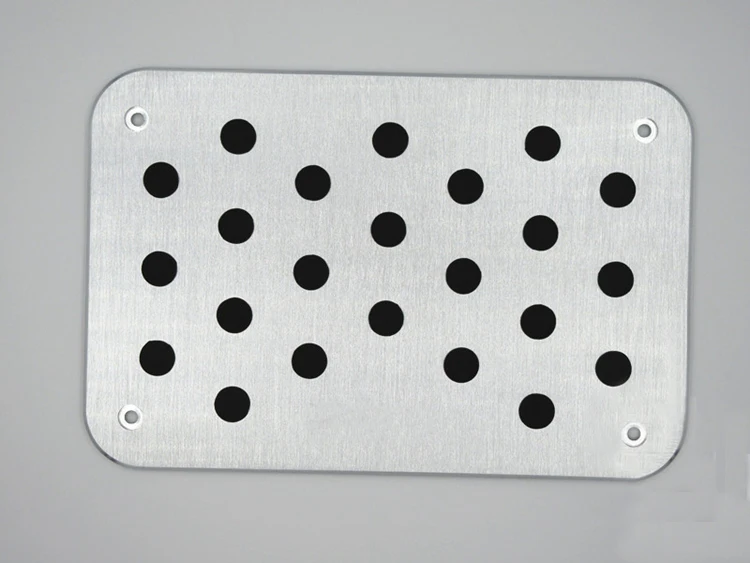

TTCR-II For VW Volkswagen Rline Golf 5/6/Jetta/Scirocco/Touran/Tiguan Universal Floor Carpet Mat Pedal Pad Footrest Plate Covers