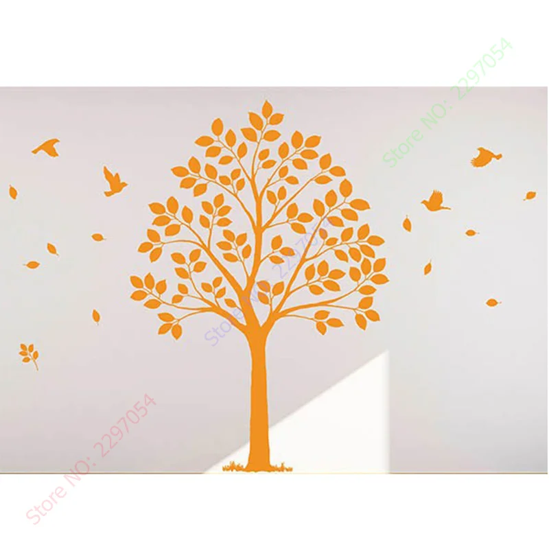 New Wall Decals Vinyl Decal Sticker Art Mural Floral Decor Huge Tree Design 22
