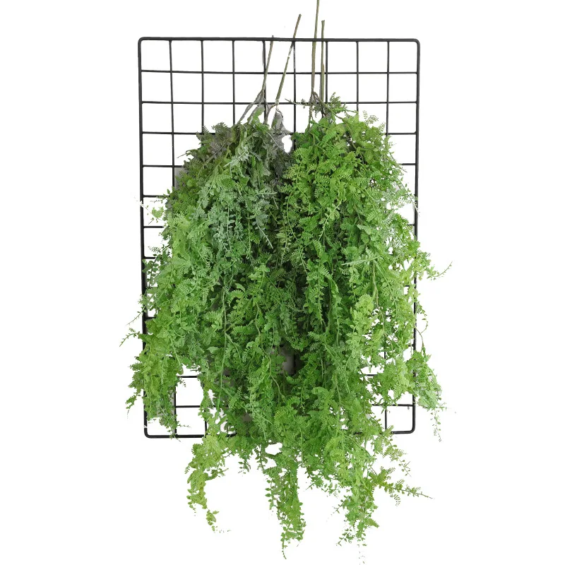 Поддельные пластиковые лозы 70 см искусственные зеленые гирлянды Podocarpus Висячие
