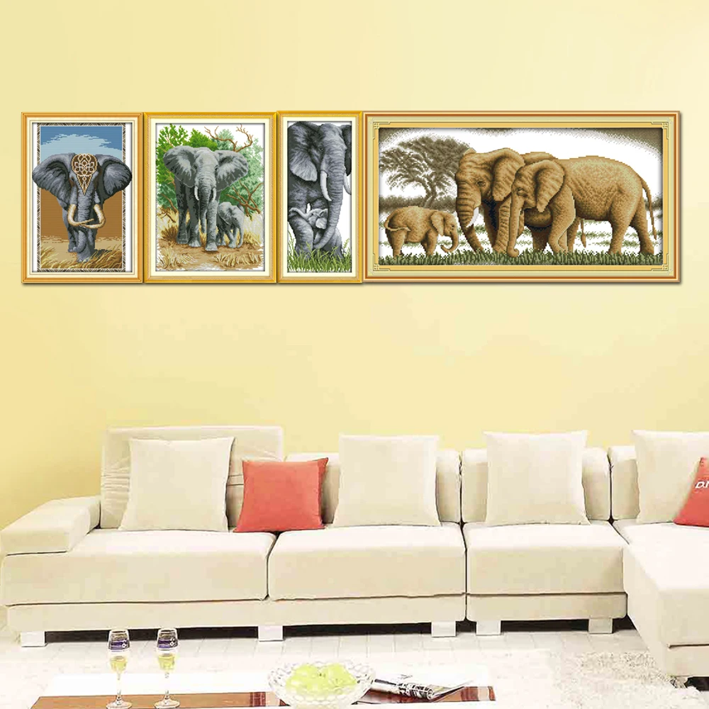 Домашний декор Joy Sunday Elephant D540D548(1)D549(2)D713 слон Король Слон Мать и сын счастливая