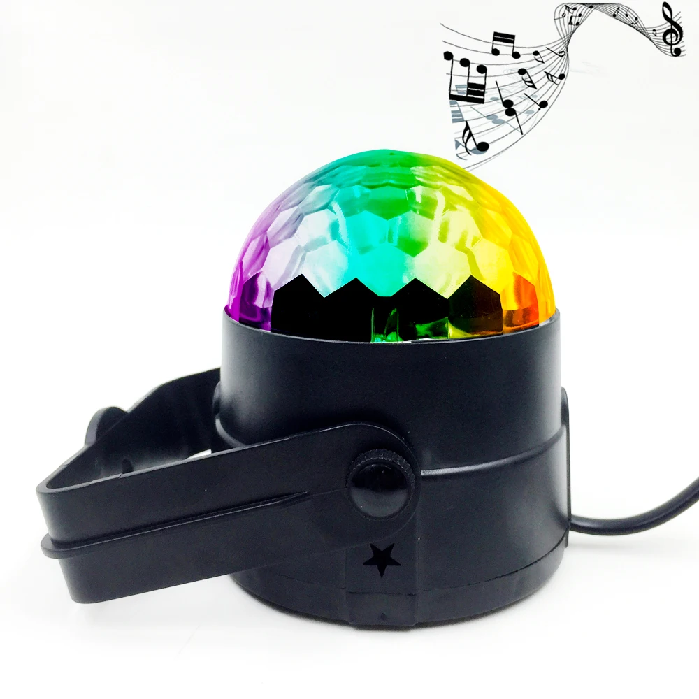 Волшебный RGB хрустальный шар Ночные светодиодные лампы с автоматической
