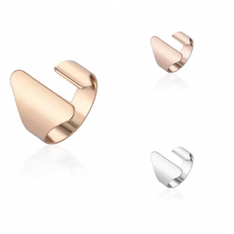 Мин 1 шт. новые модные кольца золотые и открытые в стиле панк большие купольные