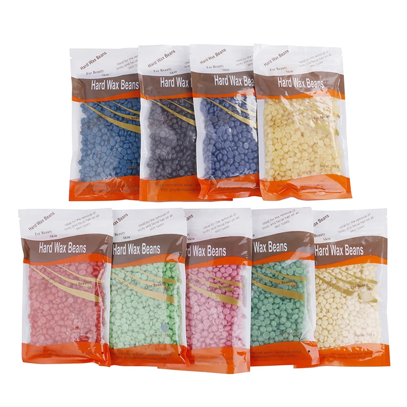 Новинка 100 г воск для депиляции горячая пленка жесткий гранулы воском бикини