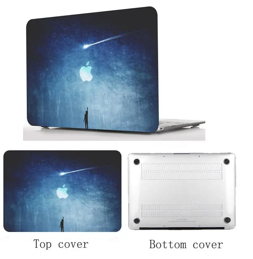 Чехол для планшета с цветным принтом Жесткий нового Apple Macbook Air 11 13 Pro Touch Bar Retina 12 15