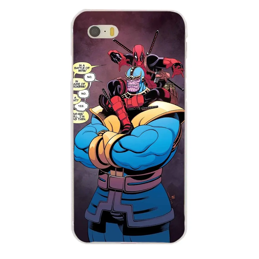 Для Xiaomi Mi3 Mi4 Mi4C Mi4i Mi5 Mi 5S 5X 6 6X 8 SE A1 Max Mix 2 Note 3 4 TPU чехол аксессуары Аниме Дэдпул Марвел