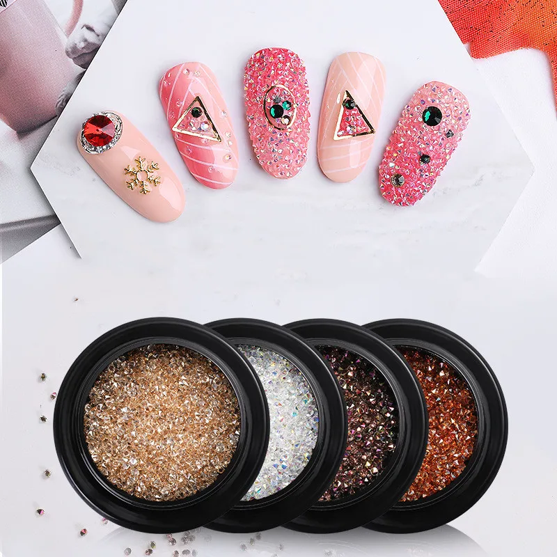 Блестящие бриллиантовые аксессуары Стразы для творчества 9 цветов|Стразы и