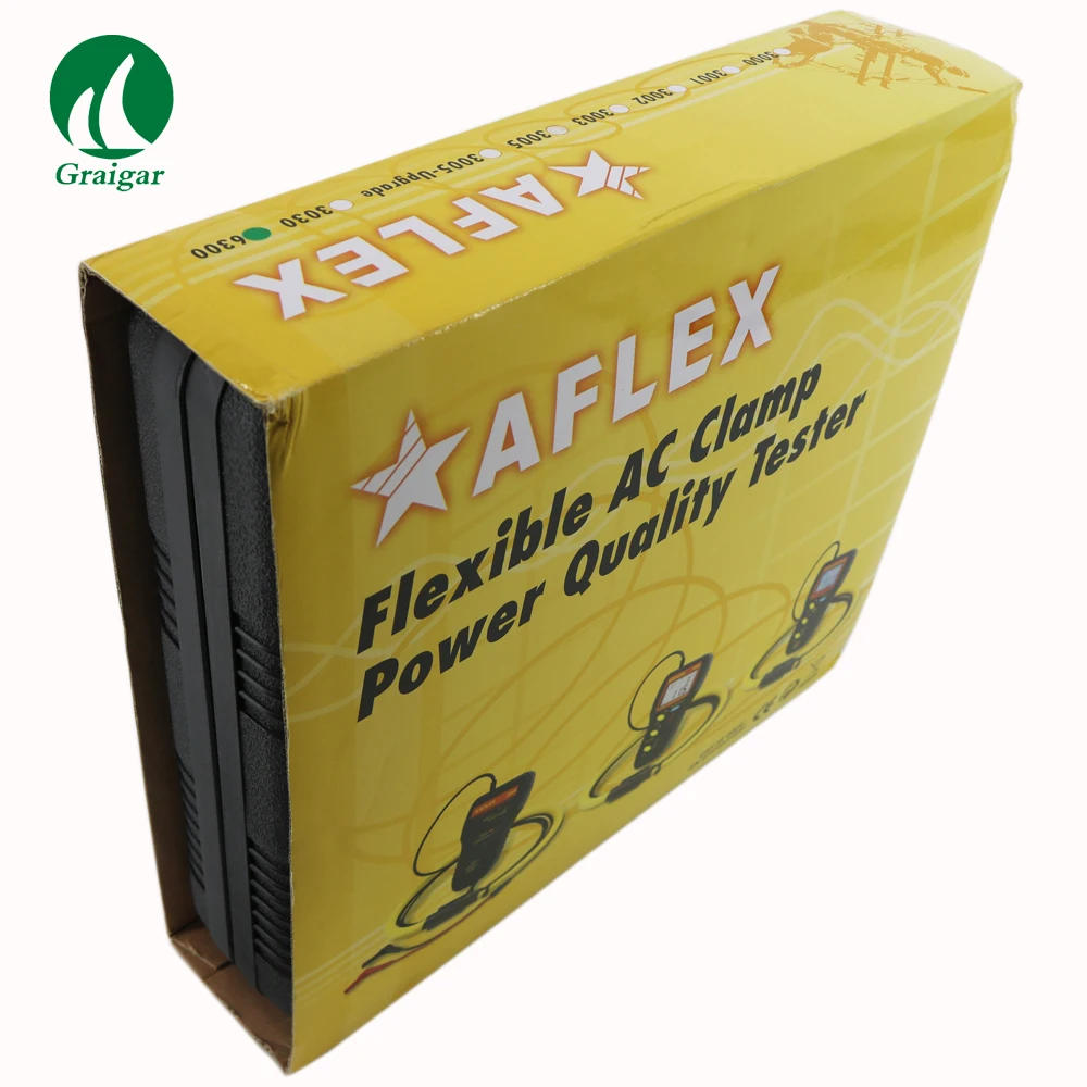 AFLEX-6300 Графический Анализатор качества электроэнергии анализатор мощности Трехфазная система