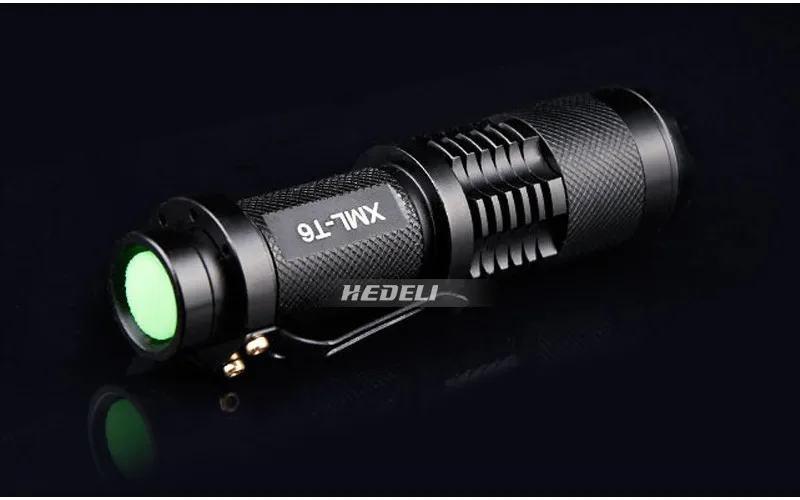 Мини cree xm l t6 led Мощный Фонарик светодиодный налобный фонарь с зумом 3000 люмен 5 Режим лампы 18650 аккумуляторная батарея