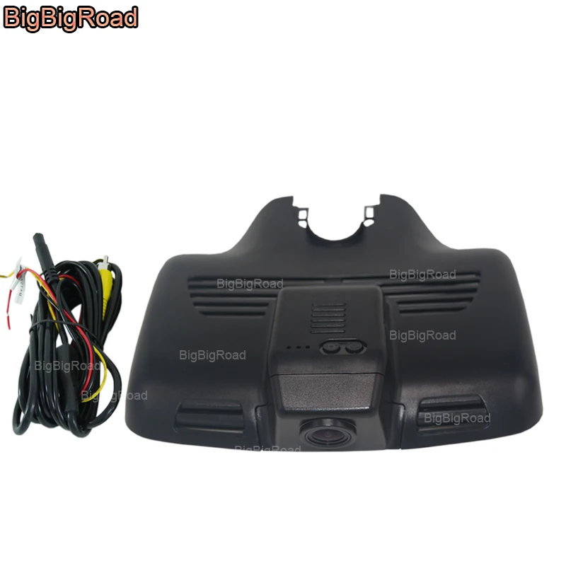 Black Single Camera BigBigRoad для Mercedes-Benz C GLC Class W204 W205 260 2013 Автомобильный видеорегистратор Автомобильный Wifi DVR видеорегистратор камера - Название цвета: Black Single Camera
