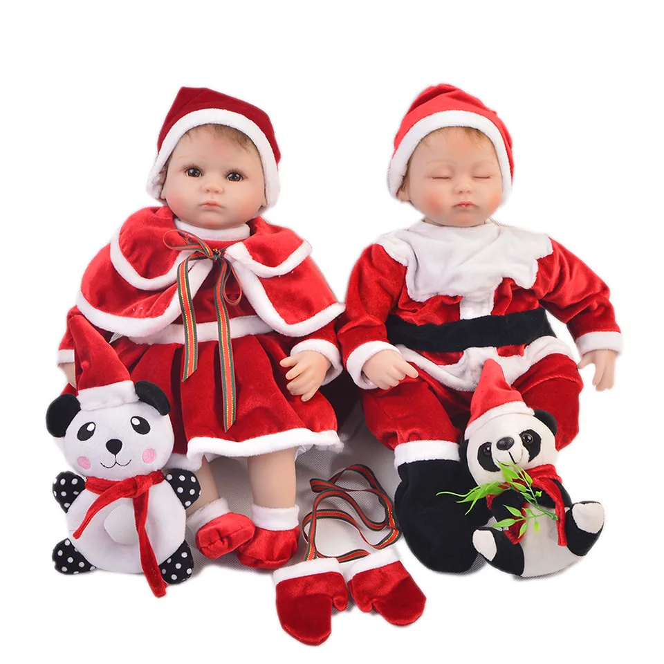 2018 Оптовая Продажа 17 дюймов 43 см реалистичные Близнецы Reborn Baby Doll Мягкие