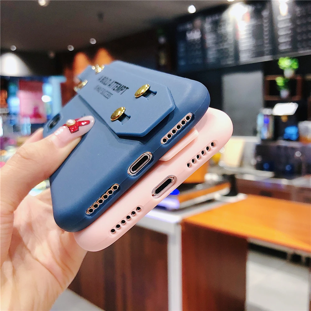 Высокое качество кольцо ремешок чехол для iPhone X XS MAX XR простой Олень 7 8 6 S Plus Мягкий