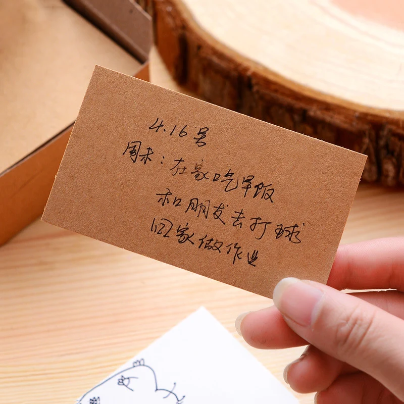 100 шт. Детские Двусторонние открытки для сообщений|Открытки и приглашения| |