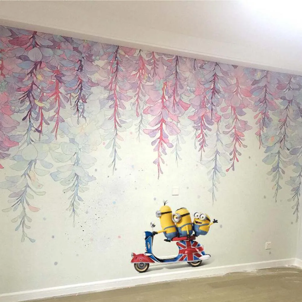 

Large 3D Photo Wall Mural Flower for Living Room Bedroom TV Background Wall Paper papel para pared Customer Any Size