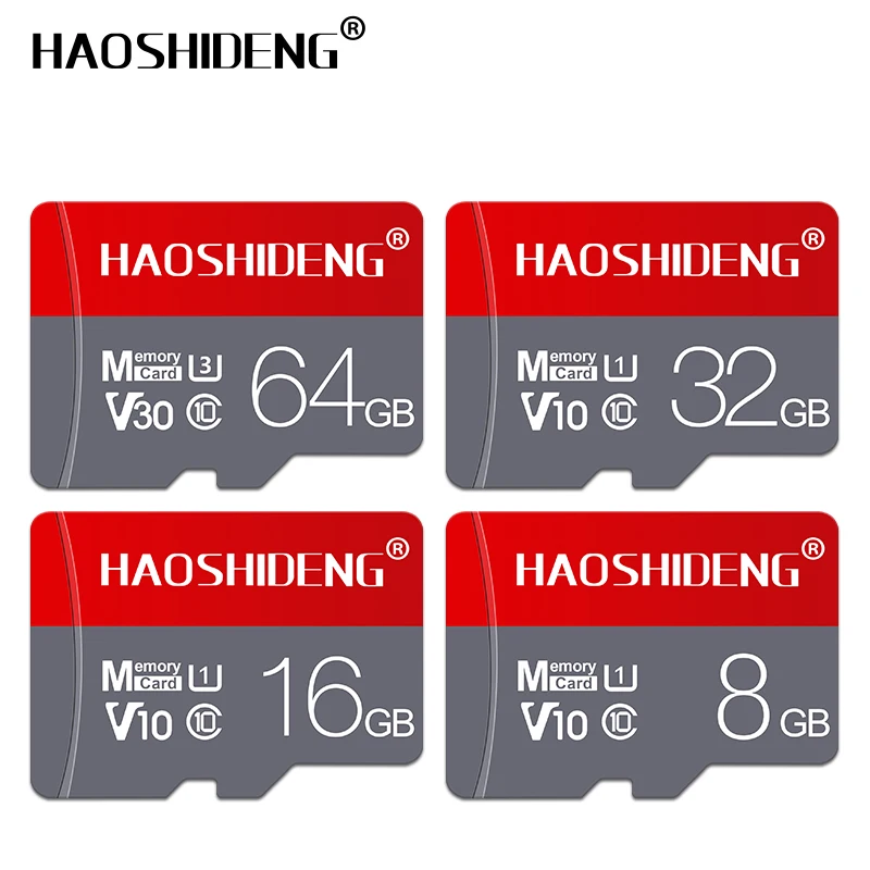 Карта памяти 256 ГБ 128 Гб 64 V30 UHS-1 32 Micro sd карта класс 10 V10 флэш-карта Microsd TF/SD карты для