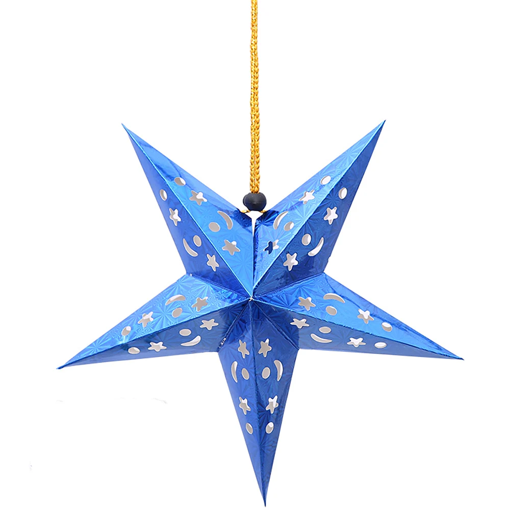 Wonder-Land 3D Hollow Paper Star Bar Ceiling Christmas Colorful Wedding Festival Decor | Дом и сад