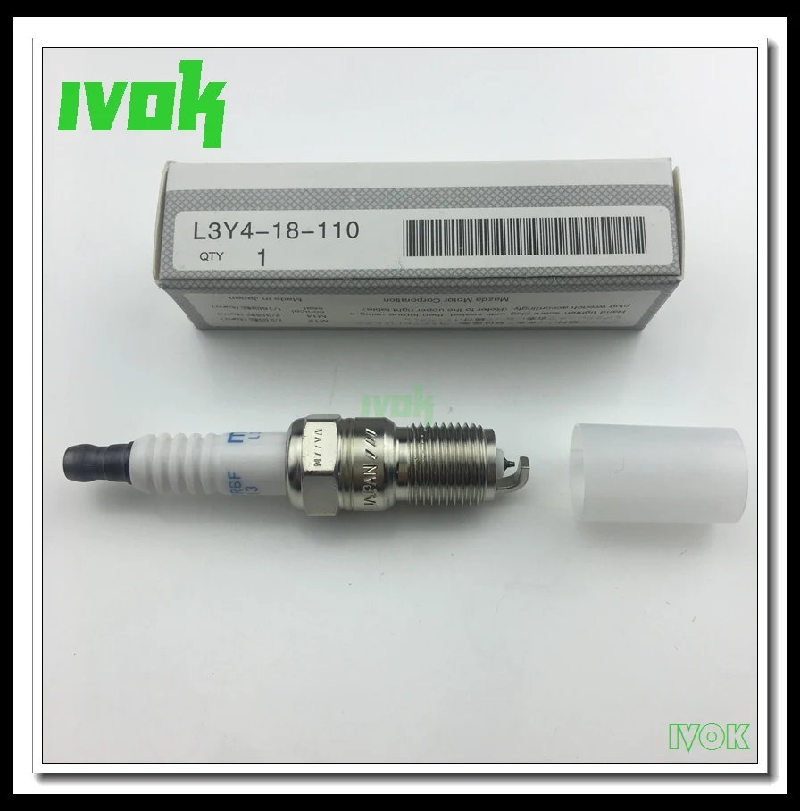6 шт./лот Иридиевые свечи зажигания L3Y4 18 110 ITR6F 13 для MAZDA 3 FIESTA FORD FOCUS MONDEO VOLVO S40 V40