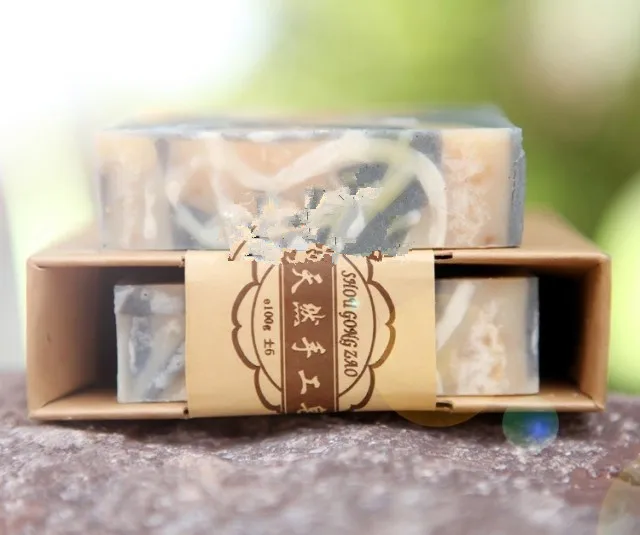 10 шт./лот Коробка для мыла с этикеткой Вертикальная крафт бумага холодная коробка