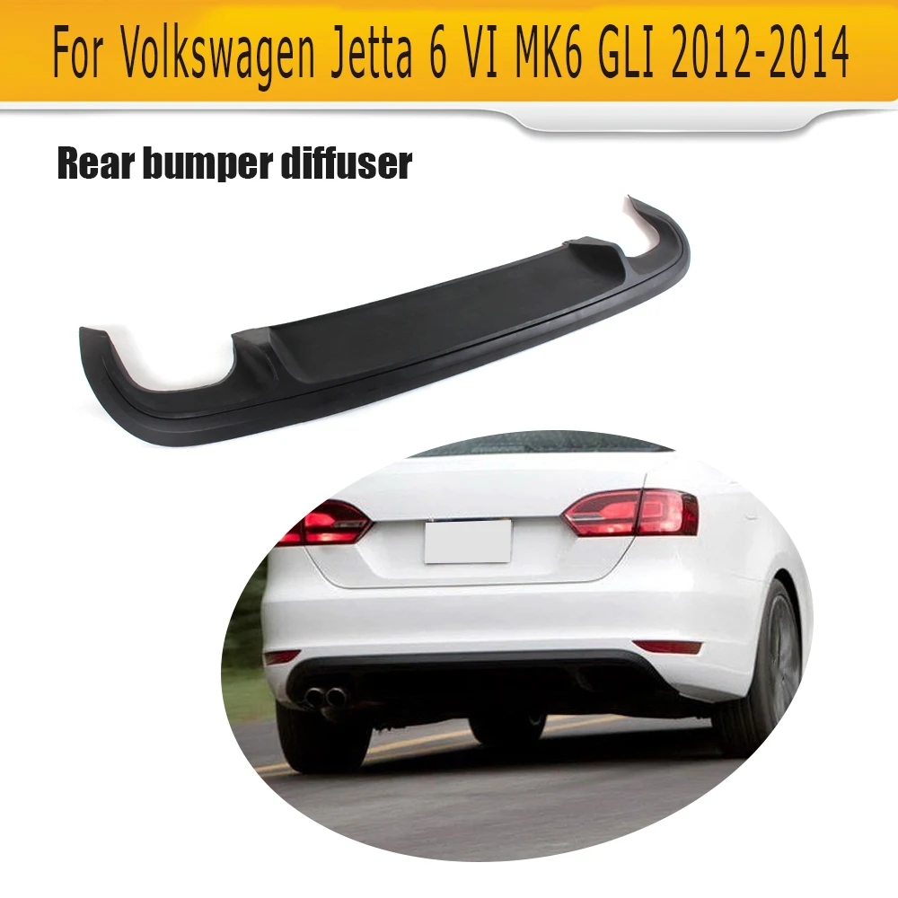 Черный ABS задний багажник спойлер диффузор для Volkswagen VW Jetta GLI Седан 4 двери 2013 стайлинга автомобилей