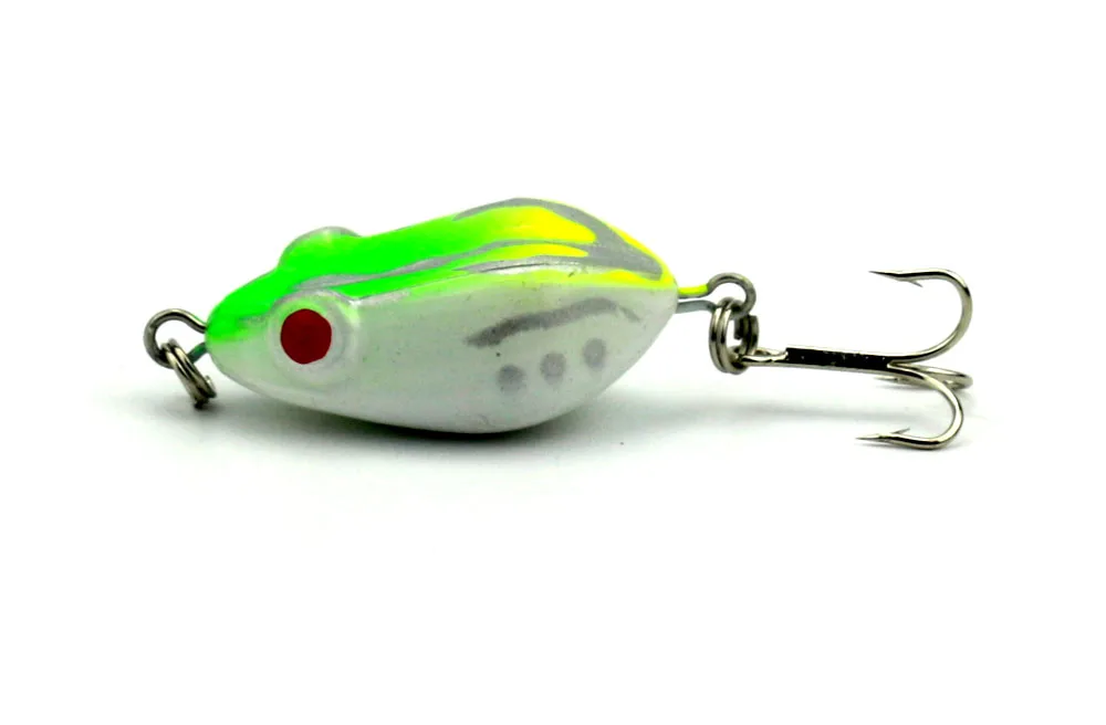 

HENGJIA 6pcs 4CM 6G top water hard plastic snakehead frog lures salmon pike bass wobbler fishing baits isca pesca Fishing tackle