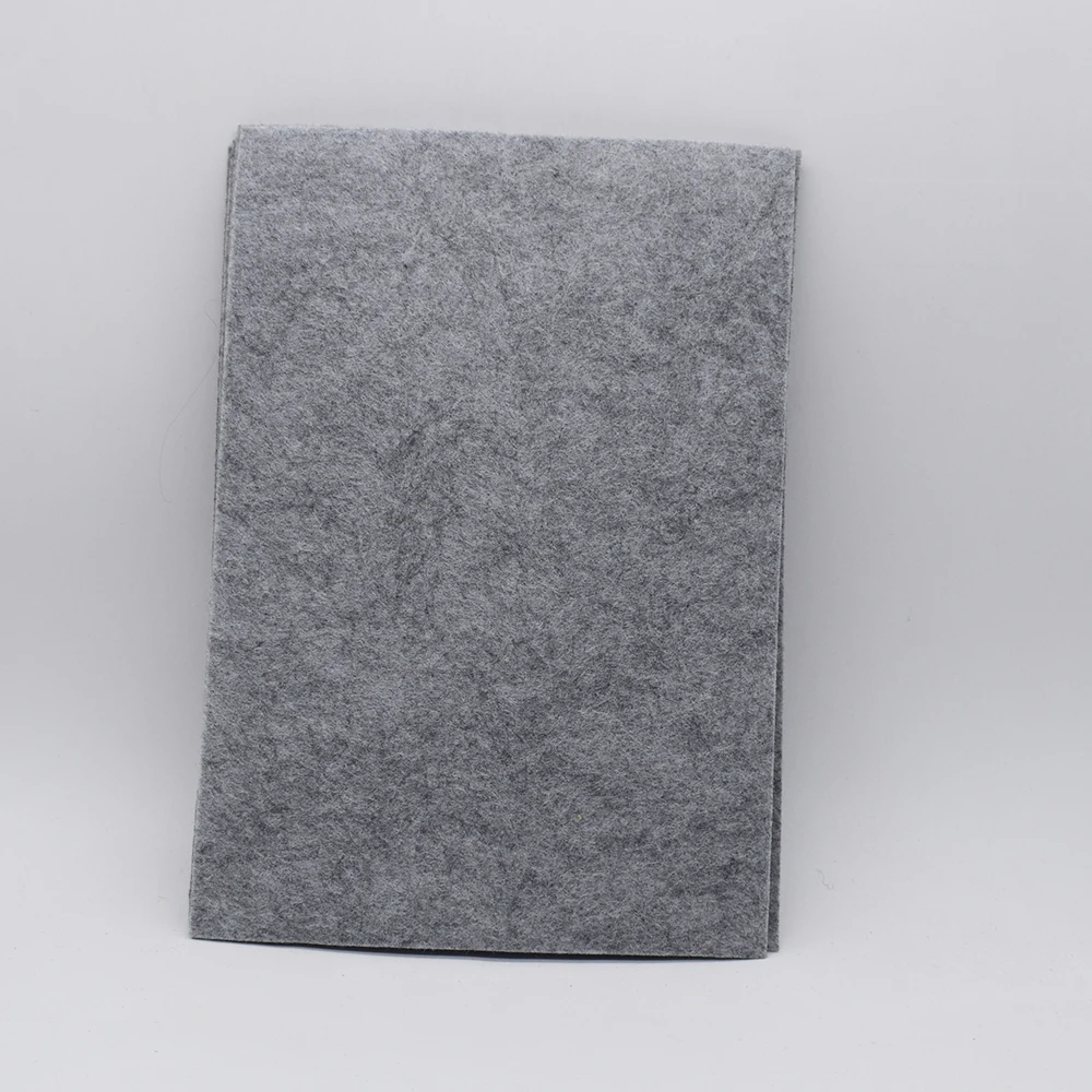 

A4 Hard Thick 4mm Artificial Wool Felt Polyester Non woven gray Felt fieltro para manualidades diy Craft Handmade vilt stof