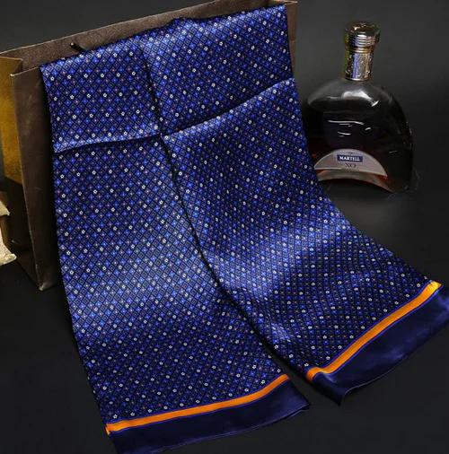 Новое Женское модное Двухслойное шелковое атласное ожерелье с принтом пейсли и