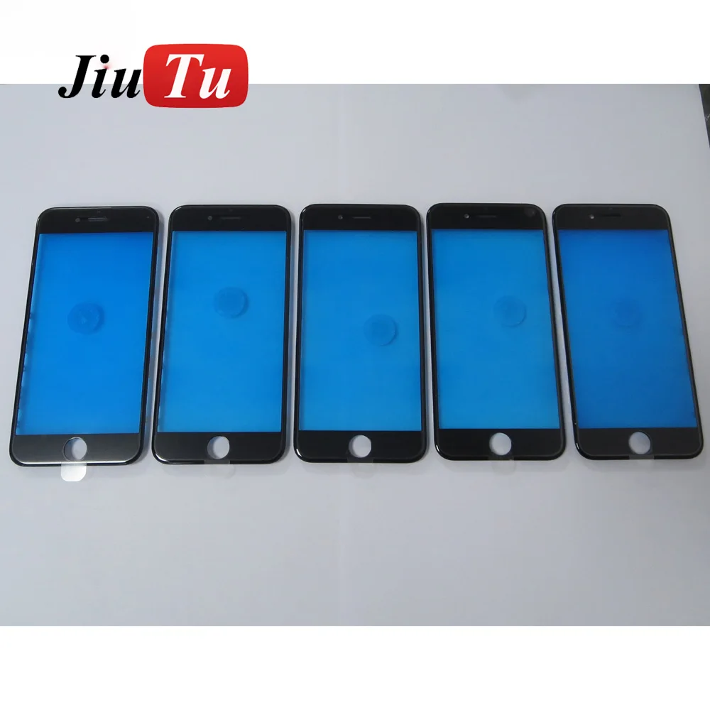 Холодное нажатие Переднее стекло + Рамка для iPhone 6 6Plus 6S Plus 7G 7 plus 8 8plus ремонт жк