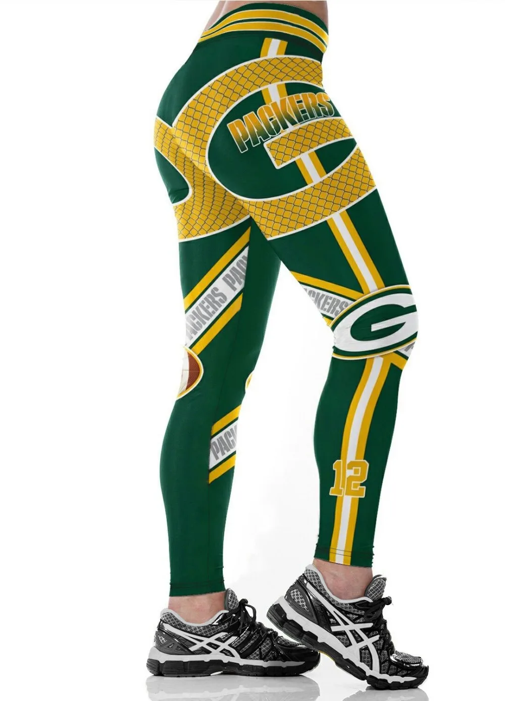 Green Bay P-Team леггинсы для фитнеса, эластичные, в стиле хип-хоп, вечерние штаны для болельщиков, тренировочные штаны, штаны с логотипами, прямая поставка