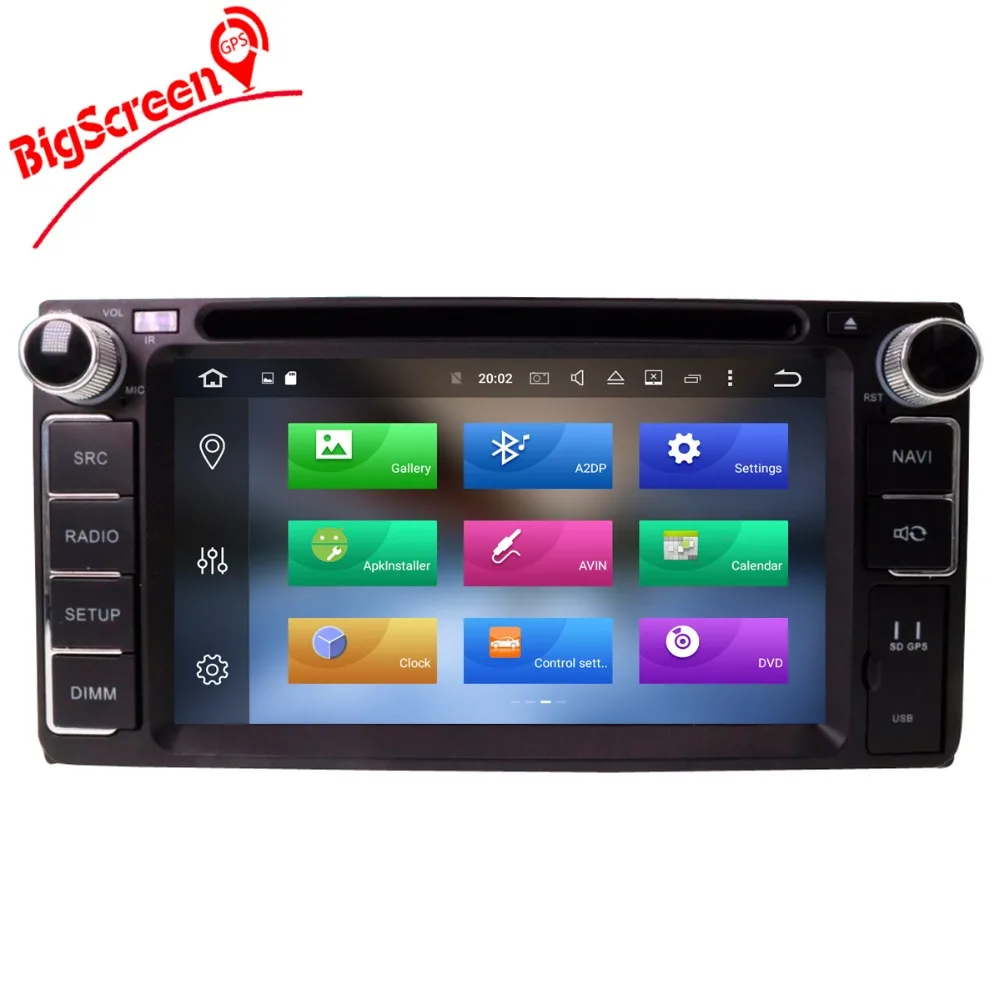 Android7. 1 Android 200 автомобильный DVD-плеер GPS навигатор для Toyota большая часть 2DIN 100 *