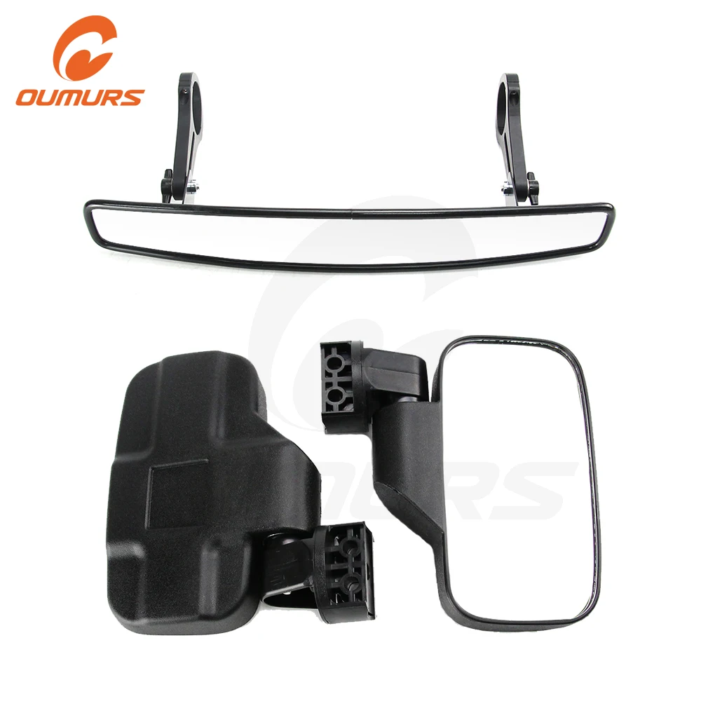 OUMURS Motrcycle 1 75 &quotзеркало заднего вида центральный Набор для Polaris Ranger RZR 800 900 1000 S UTV
