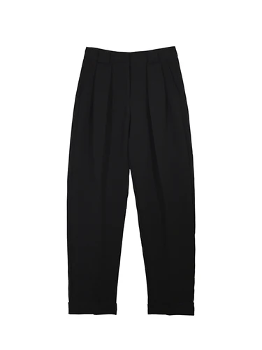 Офисные женские свободные тонкие Панталоны со шлейфом Женские однотонные