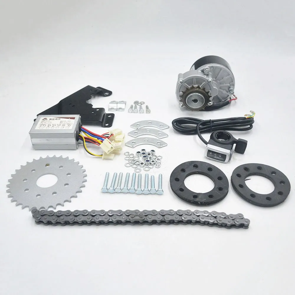 36V 250W thumb kit Комплект для электровелосипеда, 24 В, 36 В, 250 Вт, комплект для переоборудования электровелосипеда, электрический переключатель двигателя, набор для велосипеда с переменной скоростью - Color: 36V 250W thumb kit
