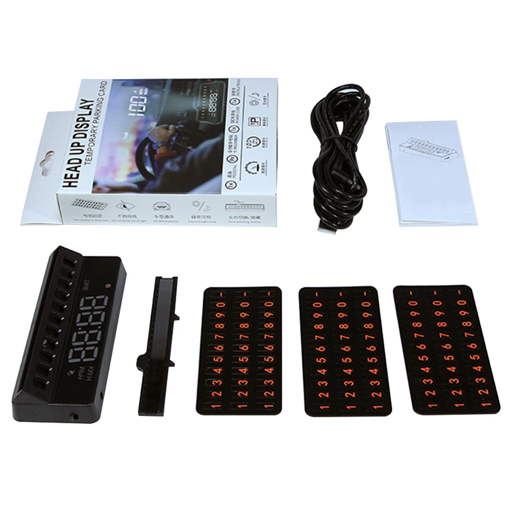 Universal Parking Card Durable Phone Number Styling Automobile Temporary Multifunction Stop Sign -Up Display Car Accessories | Автомобили