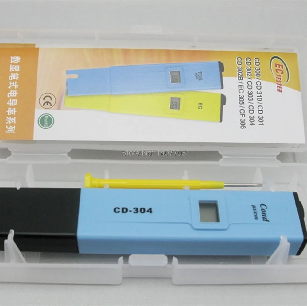 Карманный Измеритель проводимости ручка ec метр cd 304 100 19990 США/см|conductivity meter|ec metermeter